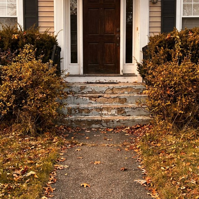Sample photo: Front steps